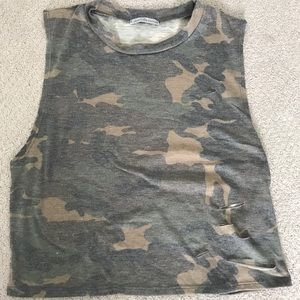 Charlotte Russe Camo Tank Top